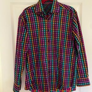 Men’s Multicolor Bertigo Button Down size M